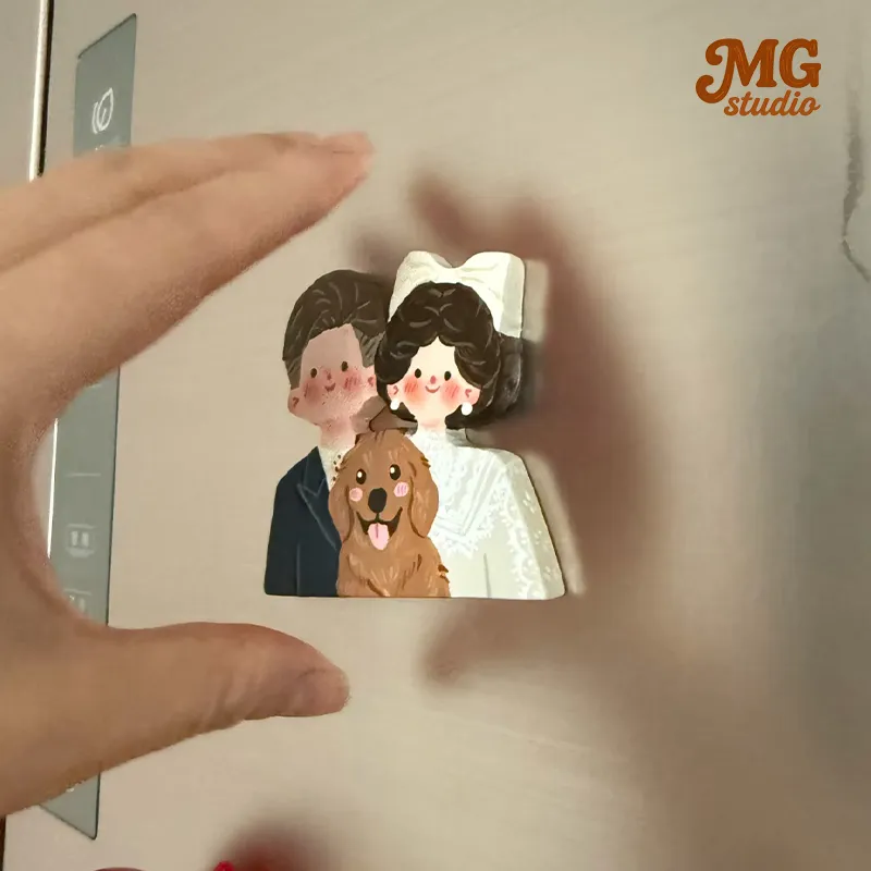 250701 Custom Clay Fridge Magnet