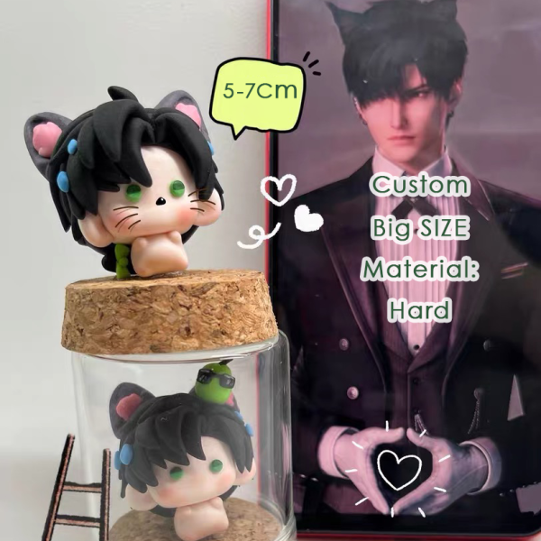 【5-7cm】Custom Ultra-Light Clay Dice Figurines Multiple Poses Available