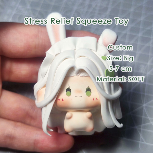 【5-7cm】Big Custom Ultra-Light Clay Dice Figurines (Squeeze Toy Version)