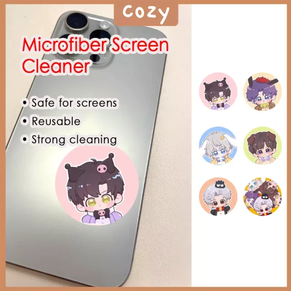 L&D  Phone Screen Cleaner, Microfiber Sticky Gadget for All Screens